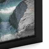 Black wall art featuring a textured depiction of Mount Etna, Italy, with vibrant colors on a framed canvas.