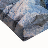 Large black and white landscape art painting of Naples on stretched canvas, ideal for bedroom wall decor.