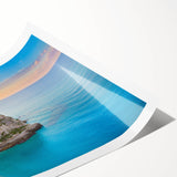 Extra large wall art featuring line art flowers in monochrome, printed on rolled canvas.