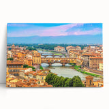 Black and white stretched canvas depicting the rolling hills of Tuscany, ideal for kitchen art.