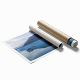 Extra large rolled print of a Montenegro scenic landscape, featuring vibrant greens and blues.
