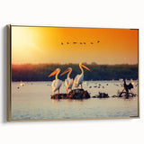 Framed canvas depicting a vintage-style Romanian landscape in muted gold and black tones, ideal for bedroom wall art.