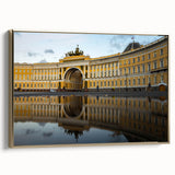 Framed canvas wall art depicting a vintage-style landscape of St.