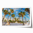Extra large rolled print of Valencia scenery in pastel shades, ideal for art wall dining room.
