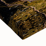 Large art of a black and white Swiss landscape on stretched canvas, suitable for bedroom wall decor.