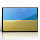 Large abstract wall art depicting vibrant, swirling colors on a framed acrylic, ideal for modern art wall decor.