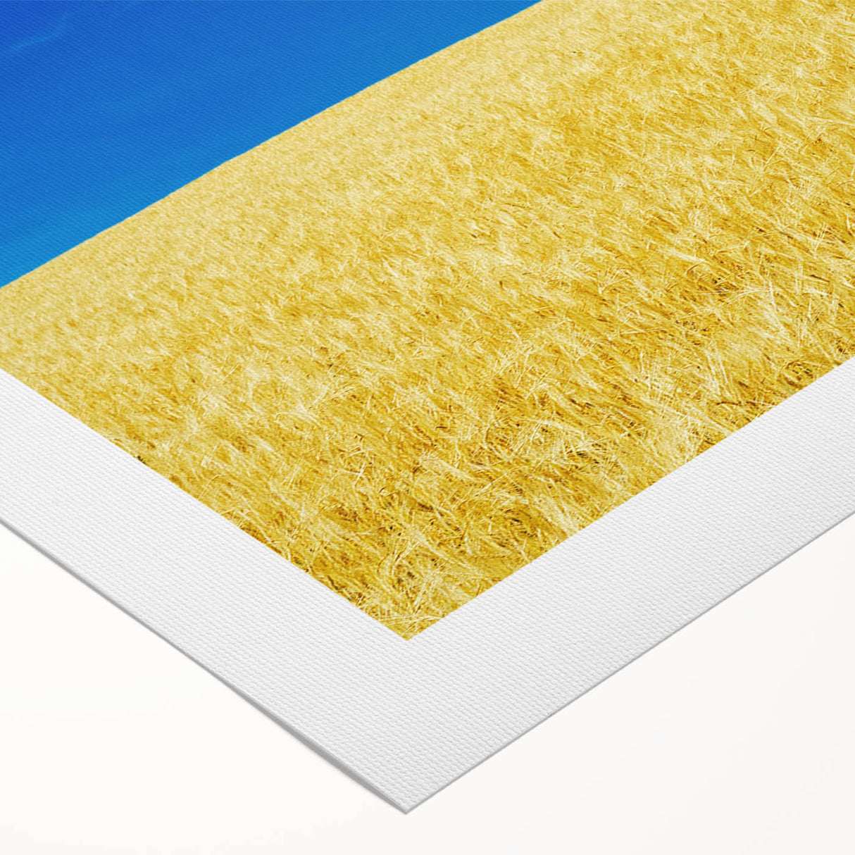Art deco poster featuring a serene Ukrainian landscape in pastel shades on rolled canvas, suitable for dining room decor.