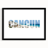 Extra large framed wall art depicting an abstract, textured scene with vibrant colors, ideal for living room decor.