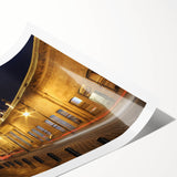 Extra large wall art featuring line art flowers in muted earth tones on a rolled print, ideal for large living room decor.