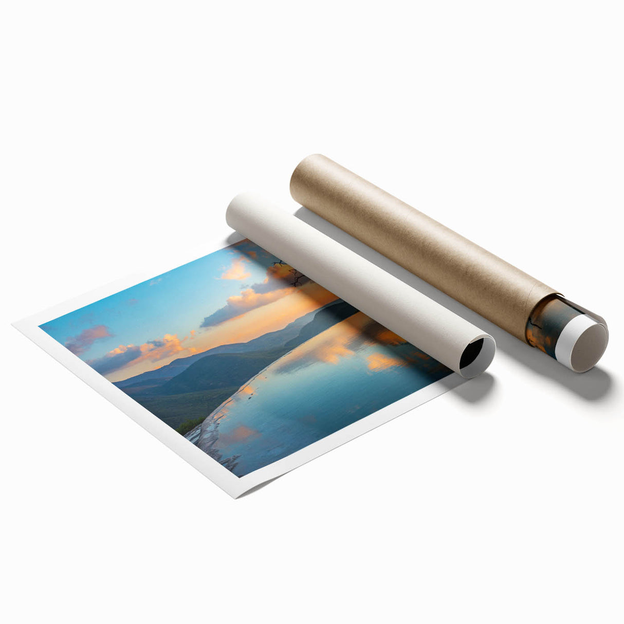 Extra large rolled print of Oaxaca, Mexico scenery with vibrant floral elements, ideal for classy bathroom wall art.