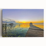 Black and white photo of Quintana Roo scenery on large stretched canvas, suitable for kitchen wall art.