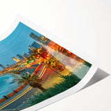 Extra large wall art featuring line art flowers in black and white, ideal for large living room decor.