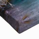 Black and white landscape painting of a Middle Eastern scenery on large stretched canvas, ideal for bedroom wall art.