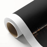 Art Deco poster of Abu Dhabi skyline in pastel colors on rolled canvas, perfect for nursery wall art.