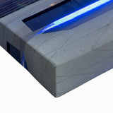 Large art of Auckland landscape in black and white tones on stretched canvas, suitable for bedroom wall decor.