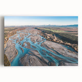 Black and white photograph of Canterbury, New Zealand on stretched canvas, ideal for kitchen wall art.