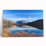 Black and white photo of Otago, New Zealand on stretched canvas, ideal for kitchen wall art.