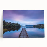 Black and white photograph of New Zealand's West Coast on stretched canvas, suited as kitchen wall art or bedroom decor.