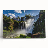 Black and white stretched canvas print of a Brazilian landscape, ideal for kitchen wall art or bedroom decor.