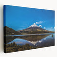 Panoramic view of the Ecuadorian landscape on stretched canvas, featuring lush green tones, ideal for kitchen wall art.