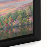 Textured black wall art featuring a vibrant, colorful Alabama scenery on a large framed canvas, ideal for living room decor.