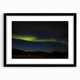 Extra large, textured abstract art print of Denali, Alaska in vibrant colors on a black framed canvas.