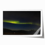 Extra large rolled print featuring Denali National Park in muted earth tones, ideal for art wall dining room.