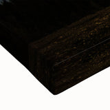 Black and white landscape art painting of Denali, Alaska on stretched canvas, suitable for bedroom wall art.