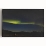 Black and white stretched canvas of Denali, Alaska, ideal for kitchen wall art.