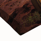 Black and white landscape art painting of Monument Valley on large stretched canvas, suitable for bedroom wall decor.