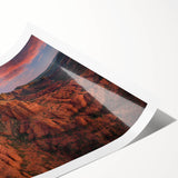 Extra large rolled print featuring line art flowers with muted earth tones, ideal for large living room wall art.