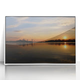 Acrylic print of Arkansas scenery with art deco style in black and white, ideal for modern nursery wall art.