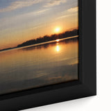 Textured black wall art depicting a vibrant Arkansas landscape on a framed canvas, suitable for living room decor.