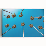 Black and white photograph of Beverly Hills on stretched canvas, suited for kitchen wall art.