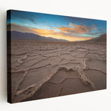 Large canvas print of Death Valley scenery with earthy tones, suitable for kitchen wall art.
