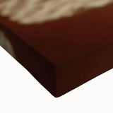 Black and white landscape art painting of Santa Monica on stretched canvas, ideal for bedroom wall decor.