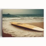 Black and white photo of Santa Monica Pier on stretched canvas, ideal for kitchen wall art.