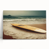 Black and white photo of Santa Monica Pier on stretched canvas, ideal for kitchen wall art or bedroom.