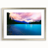 Textured art print of abstract Colorado scenery in muted earth tones, framed in silver, ideal for bedroom art.