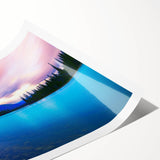 Extra large wall art featuring line art flowers in muted earth tones on a rolled print, ideal for large living room decor.