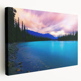 Large canvas wall art depicting a serene Vail, Colorado landscape in muted earth tones, ideal for kitchen wall art.
