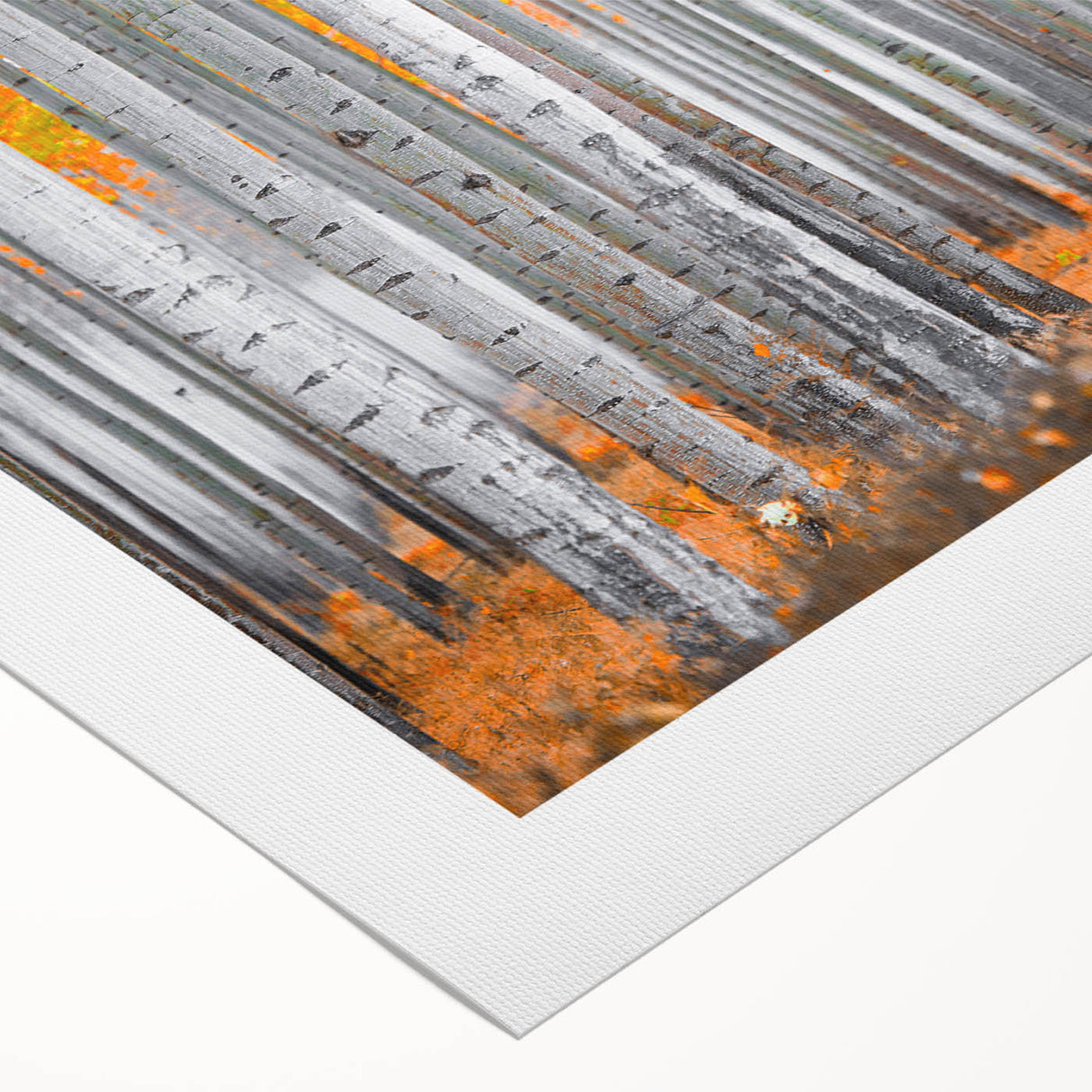 Art deco poster featuring a serene Aspen, Colorado landscape in muted earth tones on rolled canvas.