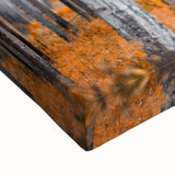 Large art featuring a black and white landscape painting of Aspen, Colorado on stretched canvas, suitable for bedroom decor.