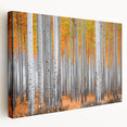 Large canvas art depicting a scenic Aspen, Colorado landscape in muted earth tones, suitable for kitchen wall decor.