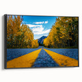 Black and white framed canvas of Denver landscape, ideal for bedroom wall art with a vintage poster style.