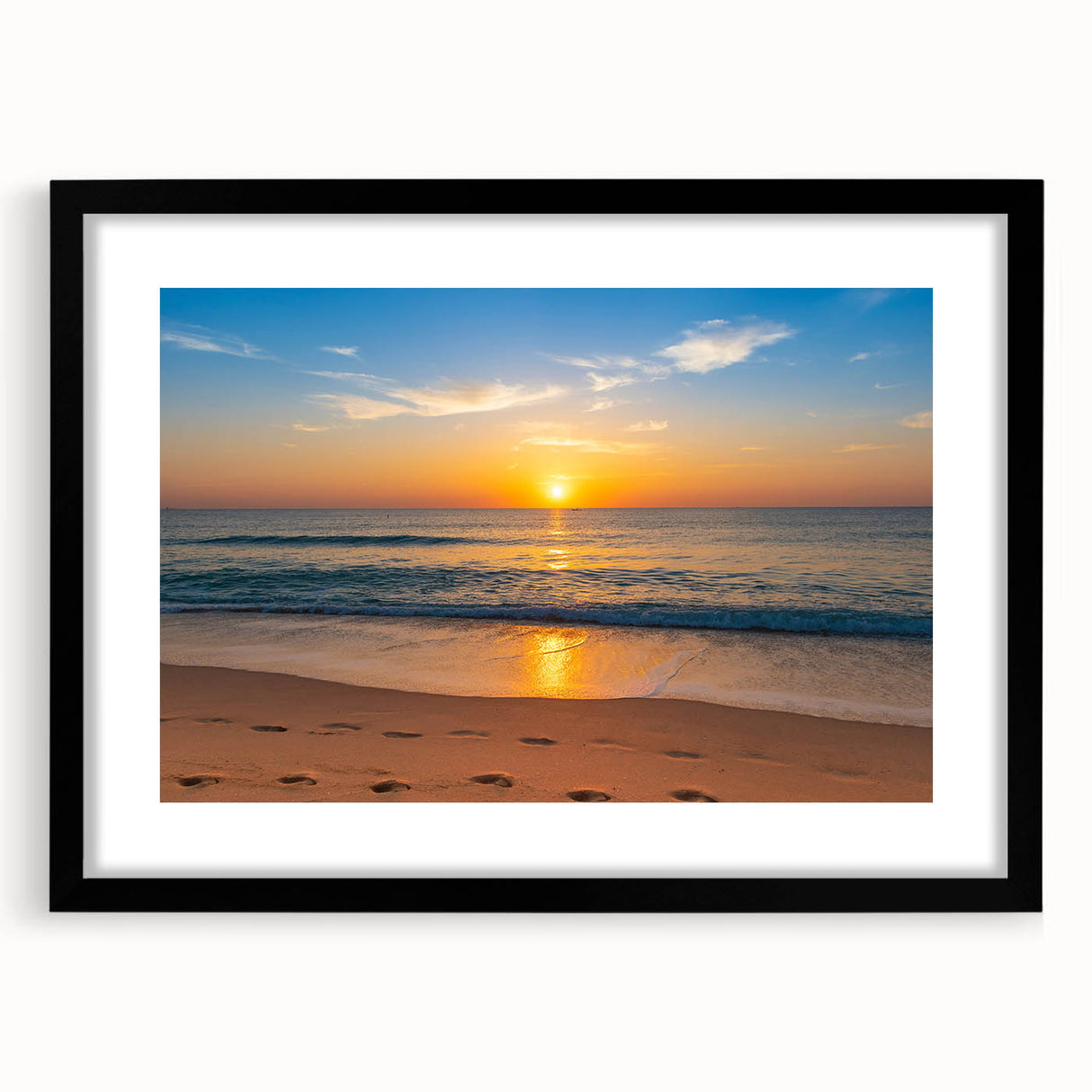Abstract art print of Fort Lauderdale with vibrant colors and textured design on a large framed canvas.