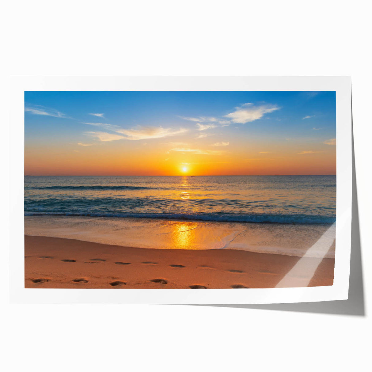 Rolled print of Fort Lauderdale scenery in pastel shades, ideal for art wall dining room.