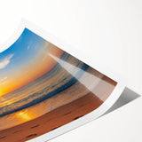 Extra large wall art featuring line art flowers in muted tones on a rolled print, ideal for large living room decor.