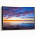 Black and white framed canvas of the Florida Keys landscape, ideal for bedroom wall decor.