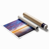 Extra large rolled print featuring vibrant floral art, perfect for classy bathroom or large living room decor.